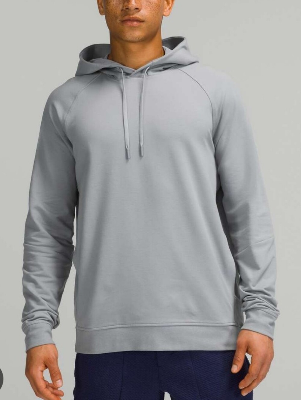 Lululemon Athletica• Mens City Sweat Blue/grey Pullover Hoodie. Sz 8
